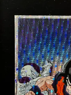 Son Goku Frieza Dragon Ball Kaku Menko Card Holo Rare Japan Japanese Shueisha - Image 2