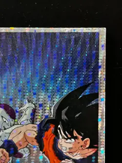 Son Goku Frieza Dragon Ball Kaku Menko Card Holo Rare Japan Japanese Shueisha - Image 3