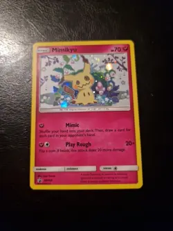 Mimikyu SM163 Holo Promo Pokemon Card - Image 1