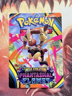 Pokemon Phantasmal Flames Trainer Tips Art Card Mega Lopunny NM ? - Image 1