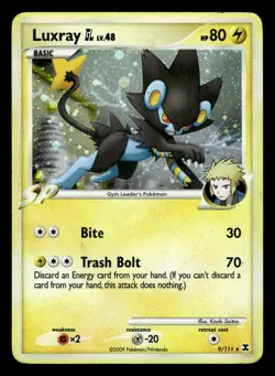 Luxray 9/111 Holo Rare Rising Rivals Pokemon Card - Image 1