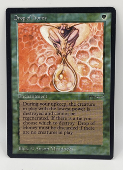 MTG DROP OF HONEY ARABIAN NIGHTS NR MINT - MINT MAGIC THE GATHERING - Image 1