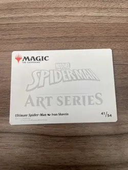 Ultimate Spider-Man Art Card 41/54 MTG Spider-Man - Image 2