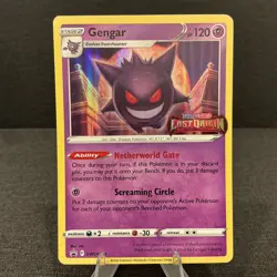 Gengar SWSH241 Black Star Promo Holo Lost Origin Stamped Pokemon TCG Card - Image 1