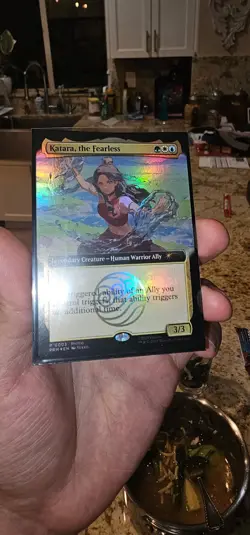 Magic The Gathering X Avatar Katara The Fearless Promo Card SDCC 2025 IN HAND - Image 1