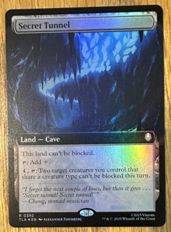 MTG Avatar: The Last Airbender, Secret Tunnel - Extended Art Foil - Image 1