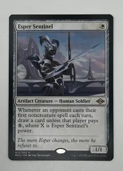 Magic the Gathering Esper Sentinel Modern Horizons 2, Regular Rare - Image 1