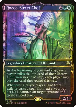 MTG ROCCO, STREET CHEF HALO FOIL March of the Machine: The Aftermath NM - Image 1