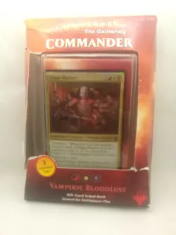 Magic the Gathering Commander Deck Vampiric Bloodlust Edgar Markov NEW BOX DAMAG 630509572618 - Image 1