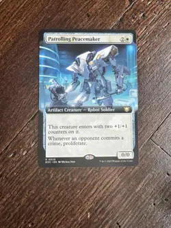 Patrolling Peacemaker Commander: Edge of Eternities Extended Art Rare - Image 1