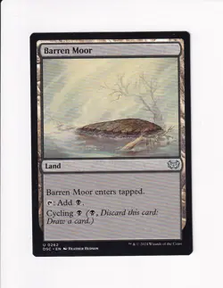 MAGIC THE GATHERING MTG COMMANDER: DUSKMOURN BARREN MOOR - Image 1