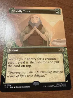 MTG Avatar Worldly Tutor TLE P 0314 Showcase Iroh NM - Image 1