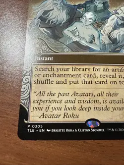 Enlightened Tutor (Showcase) - Avatar: The Last Airbender Promo #305 - MTG - Image 2