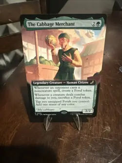 MTG The Cabbage Merchant (Extended Art) R Avatar: The Last Airbender Regular - Image 1