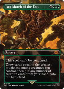 Last March of the Ents (Borderless Alternate Art) [The Lord of the Rings: Tales - Image 1