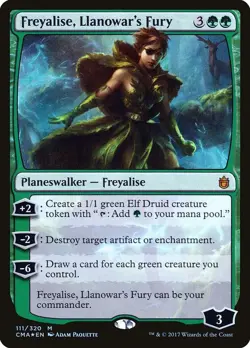 Freyalise, Llanowar's Fury [Commander Anthology] Magic MTG - Image 1