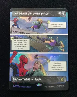 2025 Magic The Gathering MTG Marvel EN #R 0223 The Death Of Gwen Stacy AK001 - Image 1