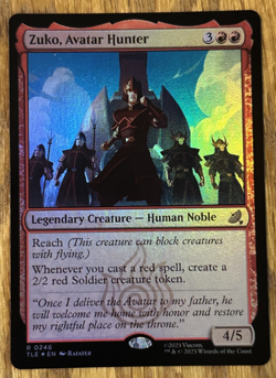 MTG: Avatar: The Last Airbender Eternal-Legal, Zuko, Avatar Hunter - Foil - Image 1