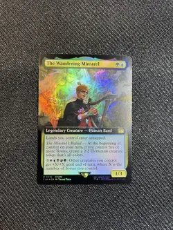 Magic Final Fantasy - The Wandering Minstrel (Extended Art Foil) R 0515 NM - Image 1