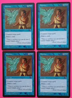 Magic the Gathering MTG Tempest DISMISS X 4 LP/EX U 997 Vintage! - Image 1