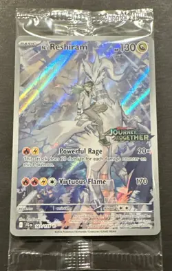 2025 POKEMON SCARLET VIOLET JOURNEY TOGETHER N’S RESHIRAM ILLUSTR. RARE PROMO! - Image 2