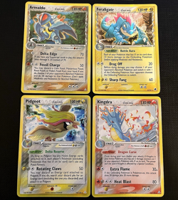 Armaldo Feraligatr Pidgeot Kingdra Delta Species Holo Lot Pokemon English 2006 - Image 1