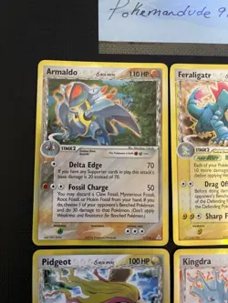 Armaldo Feraligatr Pidgeot Kingdra Delta Species Holo Lot Pokemon English 2006 - Image 3