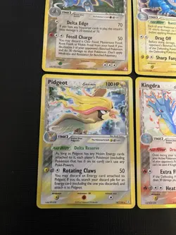 Armaldo Feraligatr Pidgeot Kingdra Delta Species Holo Lot Pokemon English 2006 - Image 4