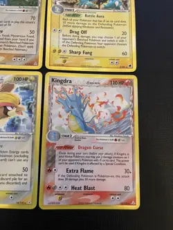 Armaldo Feraligatr Pidgeot Kingdra Delta Species Holo Lot Pokemon English 2006 - Image 5