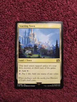 MTG Starting Town 0289 Final Fantasy Non Foil - Image 1