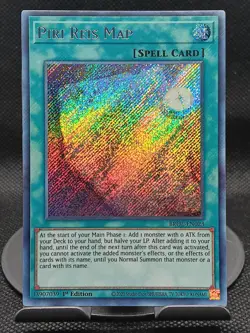 Yugioh! LP Piri Reis Map - BROL-EN023 - Secret Rare - 1st Edition - Image 1