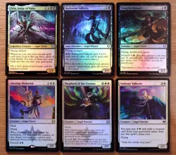 Set of 6 FOIL Kaldheim Angel Cards *NM* (English Magic MTG) Vengeful Reaper - Image 1