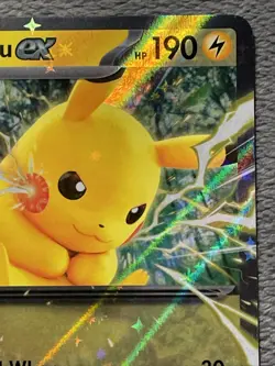 Pikachu ex 028/131 Prismatic Evolutions Double Rare Holo Pokemon Card PRE en NM - Image 5