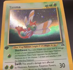 Pokemon Card: Neo Discovery 1st Edition Holo Rare: Yanma 17/75 - Image 3