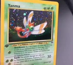 Pokemon Card: Neo Discovery 1st Edition Holo Rare: Yanma 17/75 - Image 4