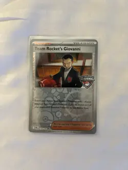 Pokemon Team Rocket's Giovanni Regionals Promo Card - Image 1