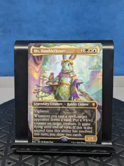 Ms. Bumbleflower (Borderless) Commander: Bloomburrow Regular - Image 2