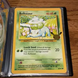 Pokemon First Partner Pack 25th Anniversary Jumbo Cards Complete W Binder + More - Image 5