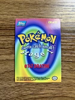 #147 Dratini - Holo Stage 1 Pokemon Topps Card - E10 of 12 - Image 2