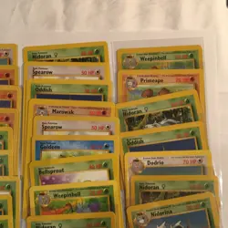 Vintage Pokemon Cards Lot of 32 Jungle Unlimited 1999 LP-NM WOTC - Image 3