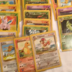 Vintage Pokemon Lot of 44 Cards Base Set 1999 HP-NM WOTC Rare Uncommon Common - Image 3