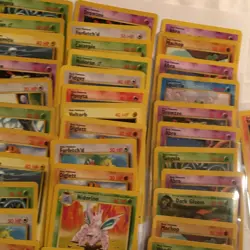 Vintage Pokemon Lot of 44 Cards Base Set 1999 HP-NM WOTC Rare Uncommon Common - Image 5