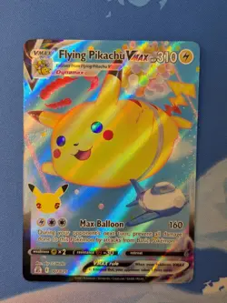 Flying Pikachu VMAX 007/025 - Celebrations - Full Art Foil Pokemon Card - NM - Image 1