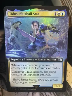 Tidus Blitzball Star FOIL EXTENDED #512 Final Fantasy MTG Magic - Image 1