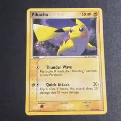 Pikachu 78/110 2006 EX Holon Phantoms Pokemon Card - Image 3