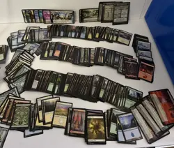 HUGE MTG MAGIC THE GATHERING CARD LOT COLLECTION BULK COMMONS RARES UNSEARCHED - Image 1