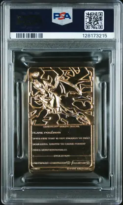 1999 BURGER KING POKEMON GOLD CARDS CHARIZARD PSA 6 - Image 2