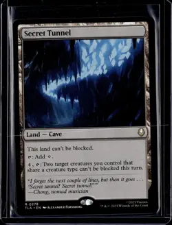 Secret Tunnel - 278 - TLA - NM - MTG Magic the Gathering - Image 1