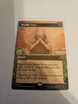 Worldly Tutor Showcase MTG Avatar: TLA Eternal-Legal Nm/M *ON HAND* - Image 1
