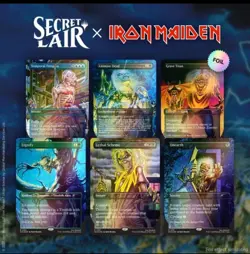 Secret Lair x Iron Maiden: Album Art - Rainbow Foil Edition - Image 1